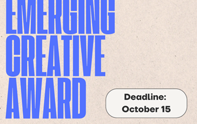 Submit Your Nomination for the Emerging Creative Award