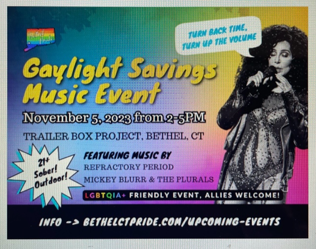 Bethel Pride Presents Gaylight Savings Music Event @ Trailer Box Project